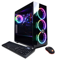 

CyberPowerPC Gamer Master Gaming Desktop Computer, AMD Ryzen 3 3100 3.6GHz, 8GB RAM, 240GB SSD + 2TB HDD, AMD Radeon RX 550 2GB, Windows 10 Home, Free Upgrade to Windows 11