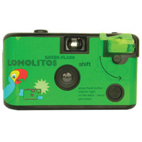 Lomo Lomolito Single Use Camera with Flash, Green
