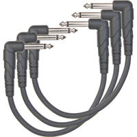 D'Addario Classic Series 6" 1/4" TS Male Right Angle to 1/4" TS Male Right Angle Patch Cable, 3-Pack
D'Addario Classic Series 6" 1/4" TS Male Right Angle to 1/4" TS Male Right Angle Patch Cable, 3-Pack