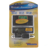 Digital Concepts CH-4550 AC/DC Smart Charger (110/240v) for Various Canon Video & Digital Batteries, with Car Charger