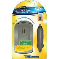Digital Concepts CH-3450 Universal Travel (110/220v) One Hour AC/DC Charger for Various Canon Digital Camcorder Batteries, with Car Charger