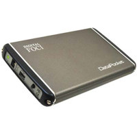 Digital Foci Data Pocket, 40 GB Portable Hard Drive with Smart Backup - Color: Sky Blue