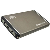 Digital Foci Data Pocket, 80 GB Portable Hard Drive with Smart Backup - Color: Sky Blue