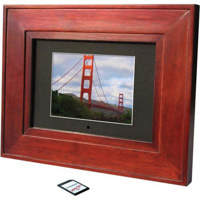 Tao Electronics 5.6" Digital Picture Frame, Black Modern, with 128 MB Internal Memory