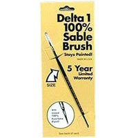 Adorama Sable Retouching Brush, #10/0 Size, for Retouching & Hand Coloring Black & White and Color Prints