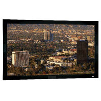 Da Lite Acoustical Imager HDTV Format Fixed Frame Wall Projection Screen with Integrated Speaker System 65 x 116 133 Diagonal High Contrast Da Mat Surface
