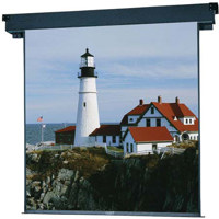 Da Lite Boardroom Electrol HDTV Format Ceiling Recessed Electric Screen 54 x 96 110 Diagonal Matte White Surface