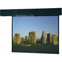 Da lite Scenic Roller 21 x 28 35 Diagonal Manually Operated Roll Up Screen Matte White Fabric