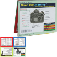 Blue Crane inBrief Quick Field Reference Cards for the Nikon D40 Digital Camera.