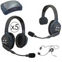 Eartec HUB715CYB Hub Mini Duplex Base 7-Person System, Includes UltraLITE Single Headset, 5x UltraLITE Double Headset, Cyber Headset
Eartec HUB715CYB Hub Mini Duplex Base 7-Person System, Includes UltraLITE Single Headset, 5x UltraLITE Double Headset, Cyber Headset