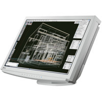 Eizo S2410W FlexScan 241 Widescreen Color TFT LCD Monitor 1920 t 1200 Native Resolution  Color Gray  with ArcSwing 2 Stand