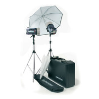 Elinchrom 4800 Watts Digital Power Set 4 with Two 2400RX Power Packs and Twin x 4 Flash Heads and Skyport EL103272