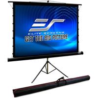 

Elite Screens Tripod Tab-Tension Series CineWhite UHD-B 60" 4:3 4K/8K Ultra HD Portable Projector Screen, Black