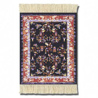 Fiberlok Ivory Gold Feraghan MouseRug, Hand Washable Mouse Pad & Desk Protector.