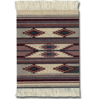 Fiberlok 4 Piece Set Pendleton Assortment CoasterRugs, Hand Washable Coaster Pad & Desk Protector.