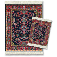 Fiberlok Tree of Life MouseRug & CoasterRug 2 Piece Matching Set, Hand Washable Mouse and Coaster Pads & Desk Protectors