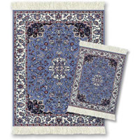 Fiberlok Adarbil MouseRug & CoasterRug 2 Piece Matching Set, Hand Washable Mouse and Coaster Pads & Desk Protectors