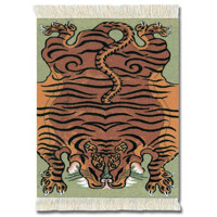 Fiberlok Museum of Indian Arts & Culture Teec Nos Pas MouseRug, Hand Washable Mouse Pad & Desk Protector.