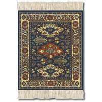 Fiberlok International Travel West African Bogolanfini MouseRug, Hand Washable Mouse Pad & Desk Protector.
