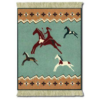 Fiberlok Pendleton Circle Of Life MouseRug, Hand Washable Mouse Pad & Desk Protector.