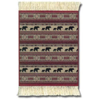 Fiberlok Woolrich Lodge and Woodlands MouseRug, Hand Washable Mouse Pad & Desk Protector