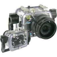 Fantasea F350D Underwater Camera Housing  for Canon Rebel XT digital DSLR with the 18 55mm Zoom Lens