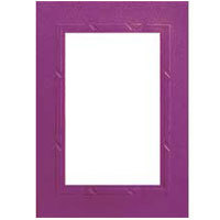 Collector's Gallery Embossed Rattles Photo Greeting Card for Your 3.5"x5" or 4"x6" Picture.