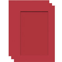Collector's Gallery Tinted Embossed Plum Photo Greeting Cards for Your 3.5" x 5" or 4" x 6" Picture, Pack of Three Cards.