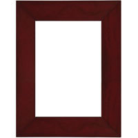 Dennis Daniels Angled Gallery Wood Molding Frame for a 5" x 7" Photograph, Color: White Wash.