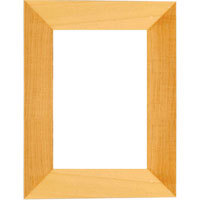 Dennis Daniels Angled Gallery Wood Molding Frame for a 8" x 10" Photograph, Color: Ebony Black.