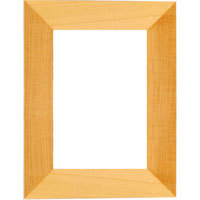 Dennis Daniels Angled Gallery Wood Molding Frame for a 8.5" x 11" Certificate or Photograph, Color: Ebony Black.