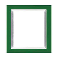 Dennis Daniels Aluminum Inlay Gallery Wood Molding Frame for a 5" x 5" Photograph, Color: Ebony Black.