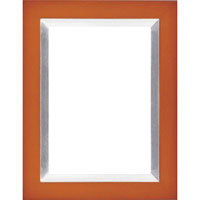 Dennis Daniels Aluminum Inlay Gallery Wood Molding Frame for a 8" x 10" Photograph, Color: Carmine Red.