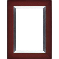 Dennis Daniels Aluminum Inlay Gallery Wood Molding Frame for a 8" x 10" Photograph, Color: Sienna.