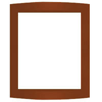 Dennis Daniels Basic Curve Wood Molding Frame for a 4" x 6" Photograph, Color: Blue.