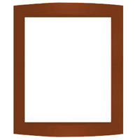 Dennis Daniels Basic Curve Wood Molding Frame for a 5" x 7" Photograph, Color: Blue.