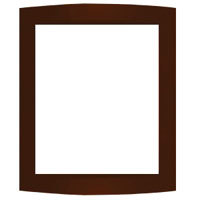 Dennis Daniels Basic Curve Wood Molding Frame for a 5" x 7" Photograph, Color: White Wash.