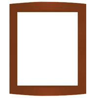 Dennis Daniels Basic Curve Wood Molding Frame for an 8" x 10" Photograph, Color: Blue.