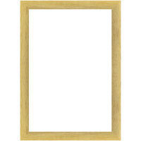 Dennis Daniels Beveled Gallery Wood Molding Frame for a 5" x 7" Photograph, Color: Green.