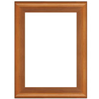 Dennis Daniels Contour Gallery Wood Molding Frame for a 5" x 7" Photograph, Color: Natural.