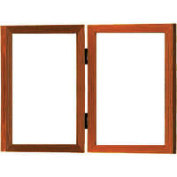 Dennis Daniels Essential Gallery Wood Molding Double Vertical Frame for Two 2.5" x 3.5" Photographs, Color: Natural.