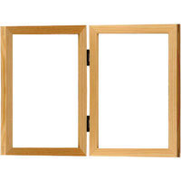Dennis Daniels Essential Gallery Wood Molding Double Vertical Frame for Two 4" x 6" Photographs, Color: Green.