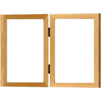 Dennis Daniels Essential Gallery Wood Molding Double Vertical Frame for Two 8" x 10" Photographs, Color: Green.