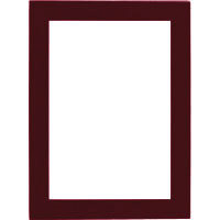 Dennis Daniels Essential Gallery Wood Molding Standard Frame for a 2.5" x 3.5" (Wallet Size) Photograph, Color: Blue.