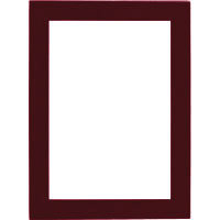 Dennis Daniels Essential Gallery Wood Molding Standard Frame for a 3.5" x 5" Photograph, Color: Blue.
