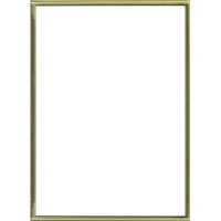 Dennis Daniels Narrow Channeled Square Corner Metal Frame for a 3.5" x 5" Photograph, Color: Silver Plate.