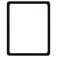Dennis Daniels Essential Gallery Wood Molding Standard Frame for a 4" x 6" Photograph, Color: Dark Walnut.
