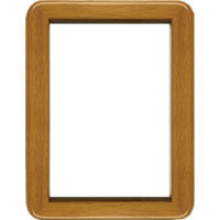 Dennis Daniels Basic Rounded Corner Wood Molding Frame for a 8" x 10" Photograph, Color: Ebony Black.
