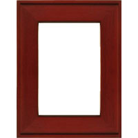 Dennis Daniels Wood Picture Frame with a Step Molding Profile, for a 4" x 6" Photograph, Color: Natural.