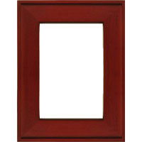 Dennis Daniels Wood Picture Frame with a Step Molding Profile, for a 8" x 10" Photograph, Color: Natural.